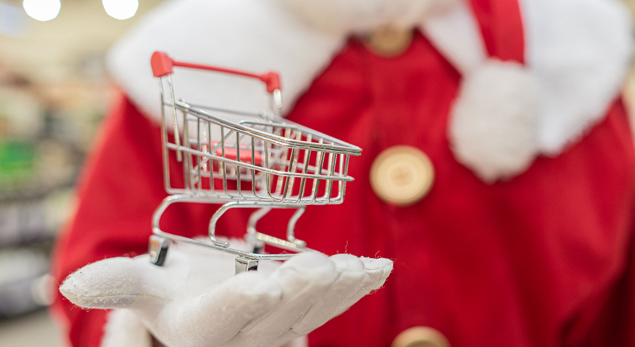 Kerst in de supermarkt