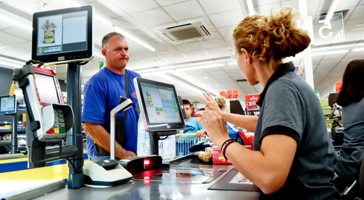 Boodschappen doen bij Lidl