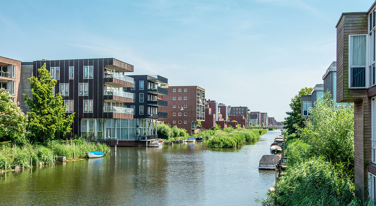 Woningen op IJburg in Amsterdam