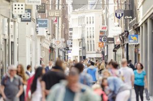 winkelstraat in Nederland